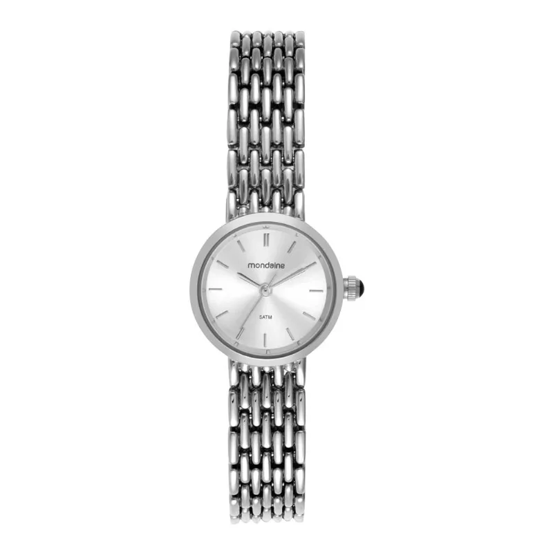 Relogio Mondaine Feminino Ref: 32868l0mvnm2 Social Prateado