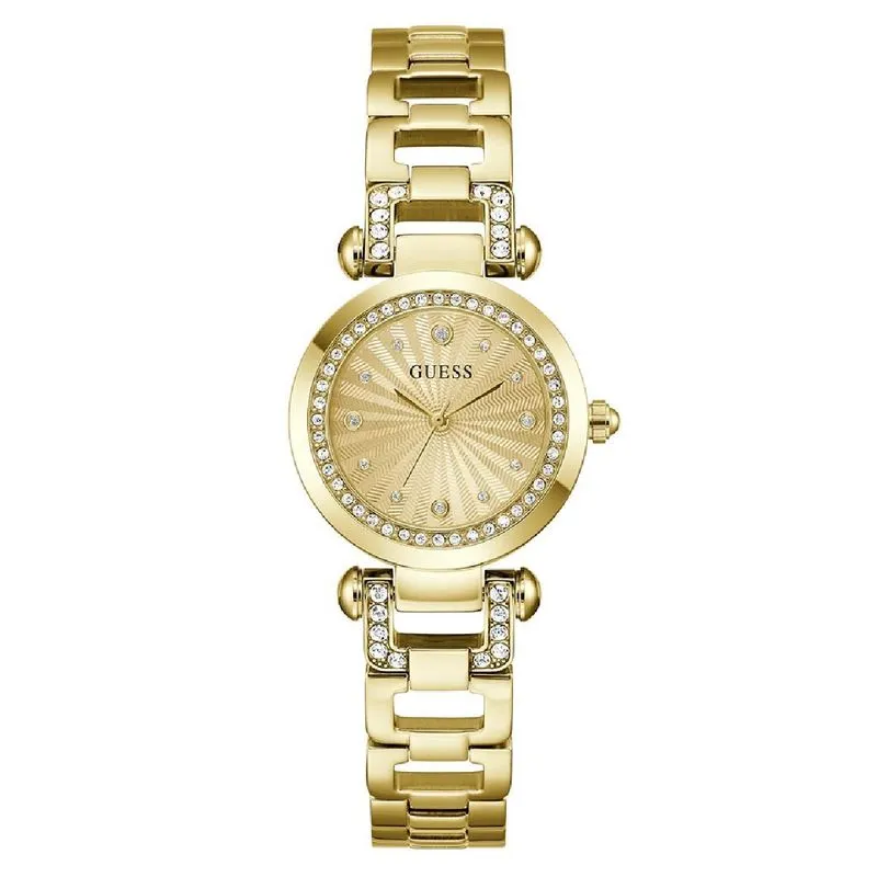 Relógio Guess Feminino Ginger Gw0869L4 Dourado