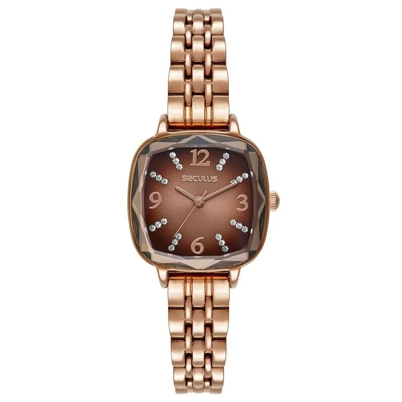 Relógio Séculus feminino rosê 44274LPSVRB2
