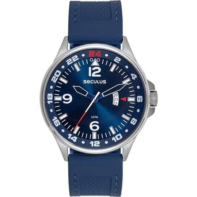 Relógio Masculino Seculus 44279g0svnu1 Azul