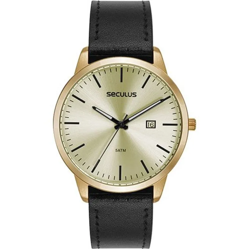 Relógio Masculino Seculus 44281gpsvdc2 Preto
