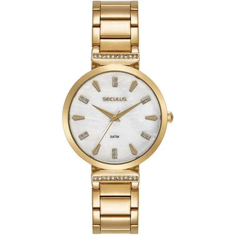 Relógio Feminino Seculus 44285lpsvds1 Dourado
