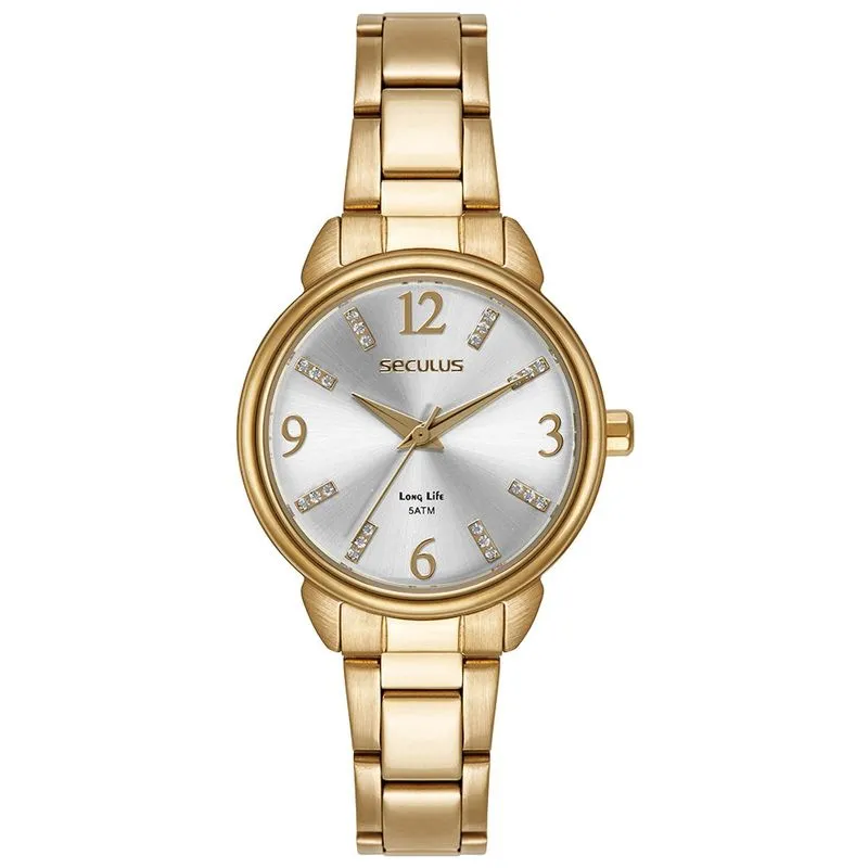 Relógio De Pulso Feminino 44290lpsvda2 Dou - Seculus