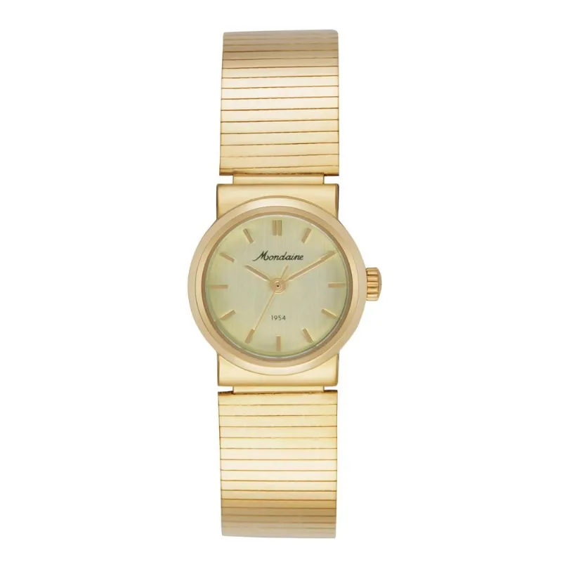 Relogio Mondaine Feminino Ref: 32922lpmvde1 Clássico Dourado 1954