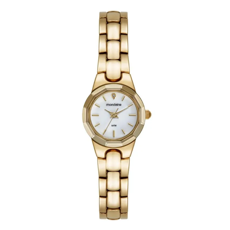 Relogio Mondaine Feminino Ref: 32917lpmvdm1 Bracelete Dourado