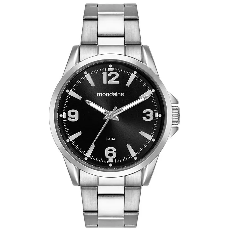 Relógio Mondaine Masculino Prata 99807G0MVNE3