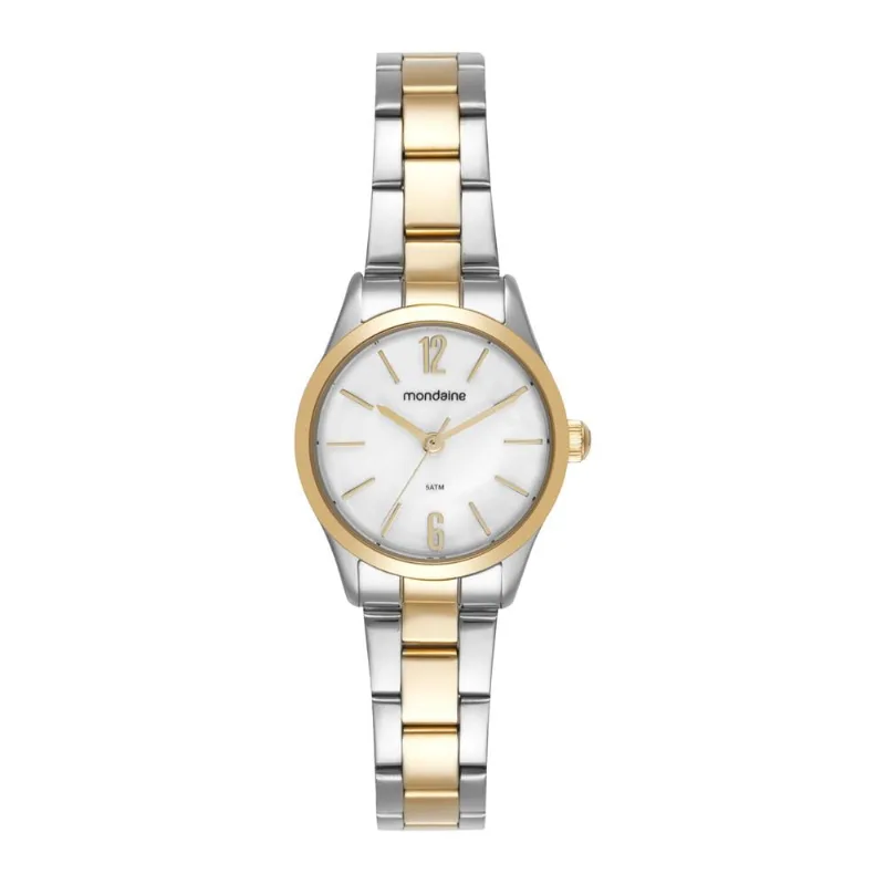 Relogio Mondaine Feminino Ref: 99823lpmvbe3 Casual Bicolor