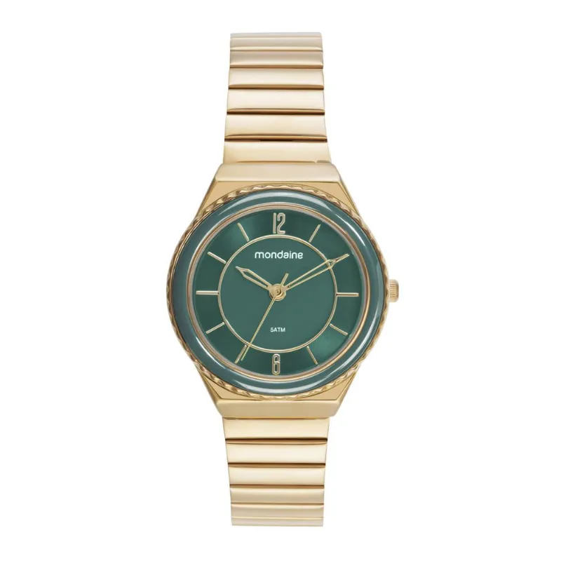Relogio Mondaine Feminino Ref: 32940lpmvde2 Casual Dourado