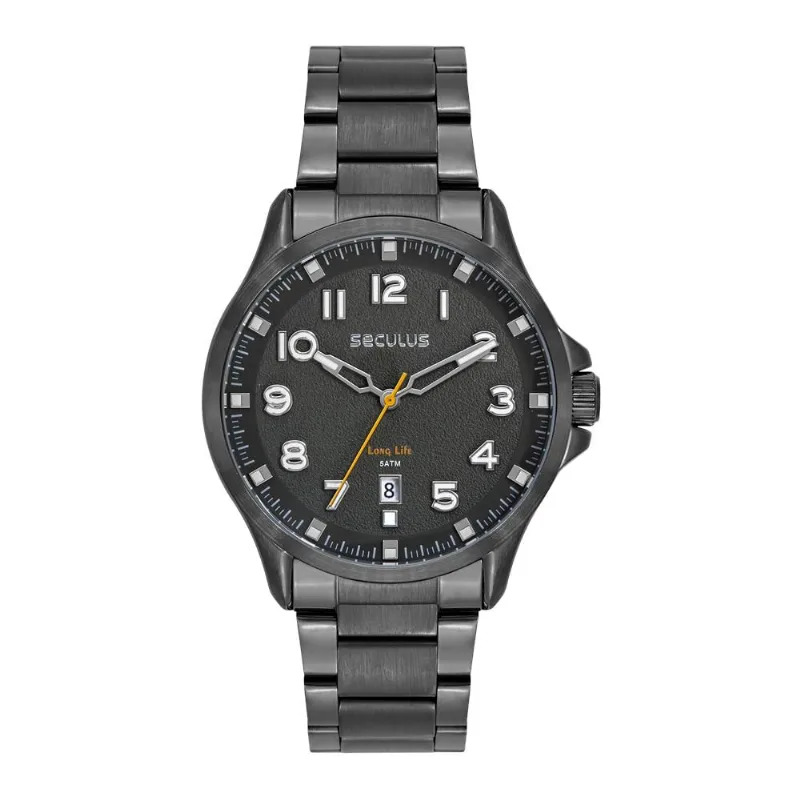 Relógio Seculus Masculino Ref: 77312gpsvpa4 Casual Black
