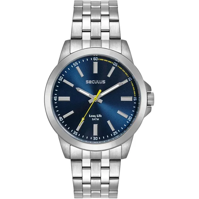 Relógio Masculino Seculus Prata 44295G0SVNA2