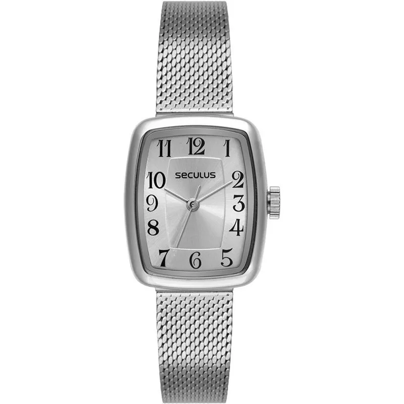 Relógio Feminino Seculus Prata 77342L0SVNS3