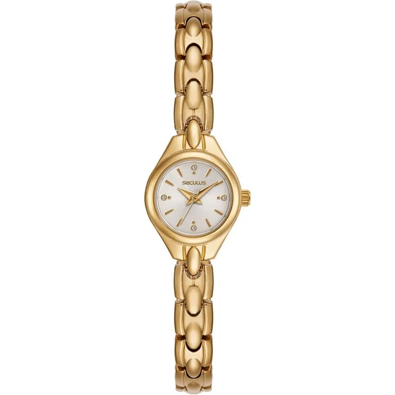 Relógio Feminino Seculus Dourado 23750LPSVDB1