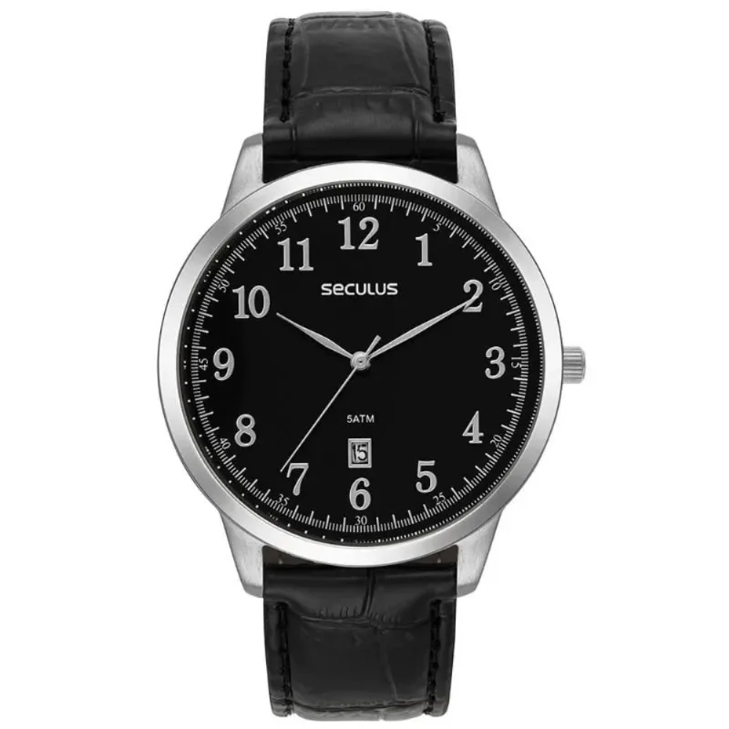 Relógio Seculus Masculino Ref: 44302g0svnc1 Clássico Prateado
