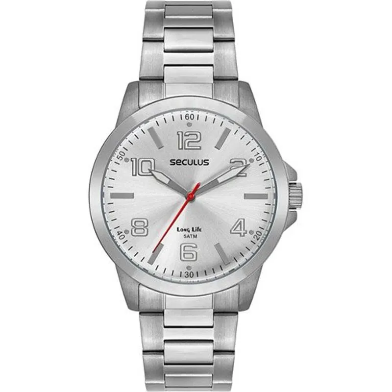 Relógio Masculino Seculus Prata 44297G0SVNA2