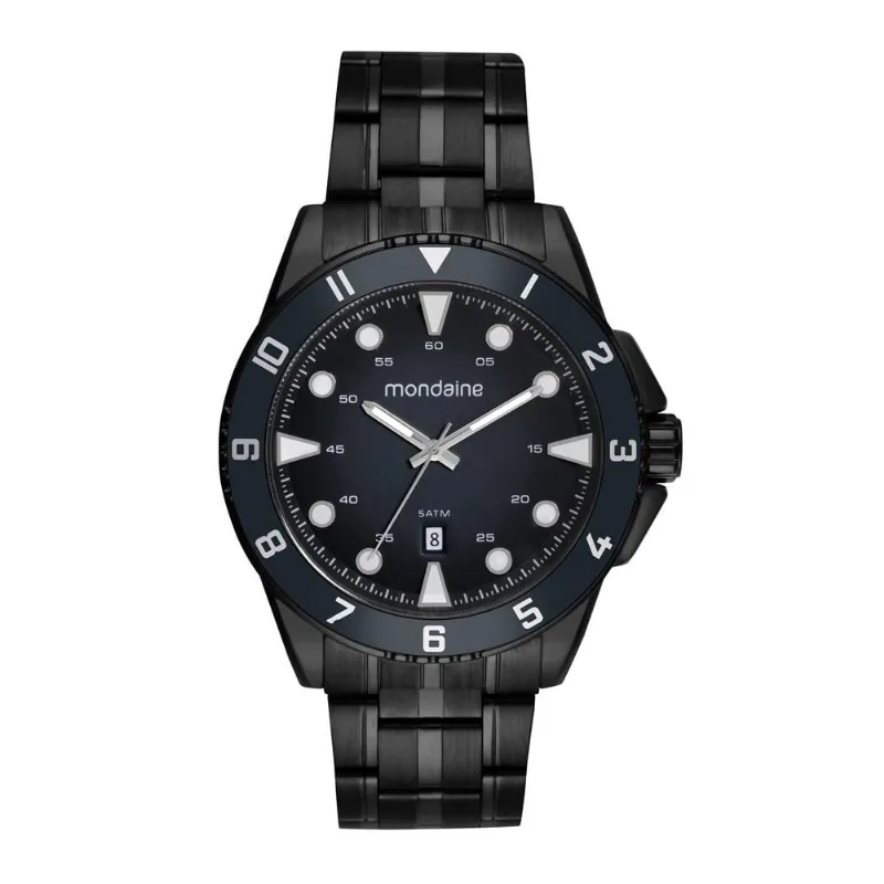 Relogio Mondaine Masculino Ref: 32951gpmvpe3 Esportivo Black