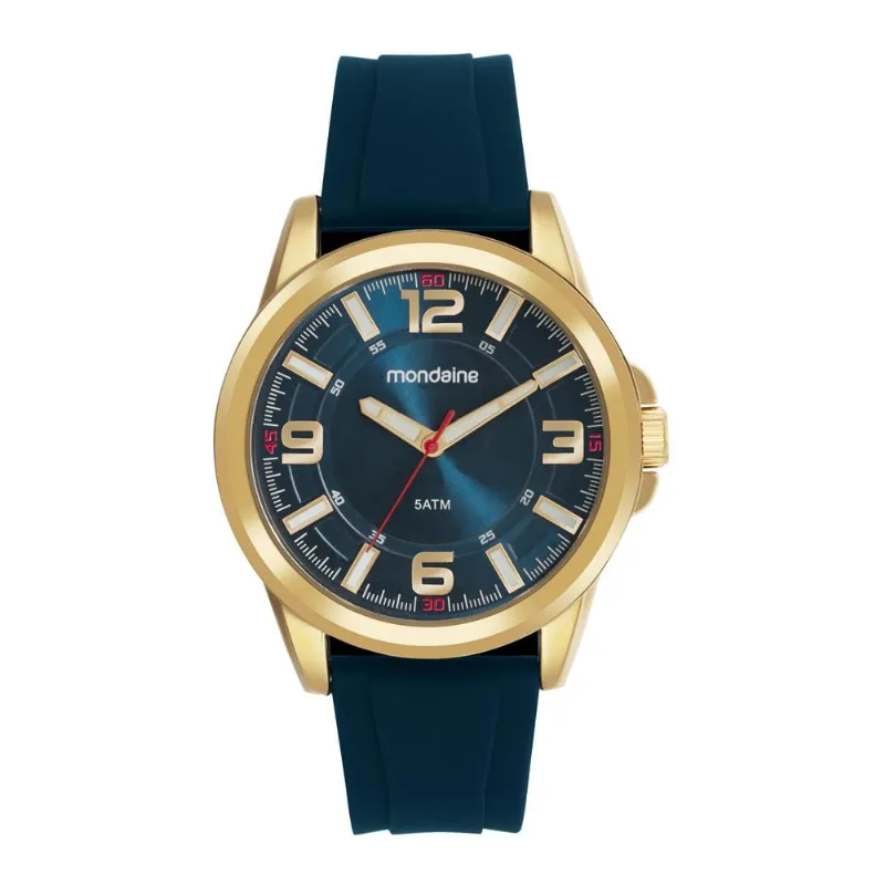 Relogio Mondaine Masculino Ref: 83521gpmvdi1 Esportivo Dourado