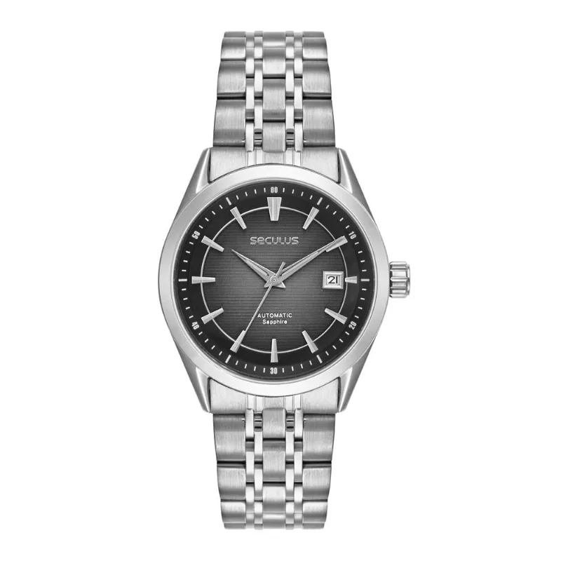 Relógio Seculus Masculino Ref: 77349g0svna1 Automático Prateado