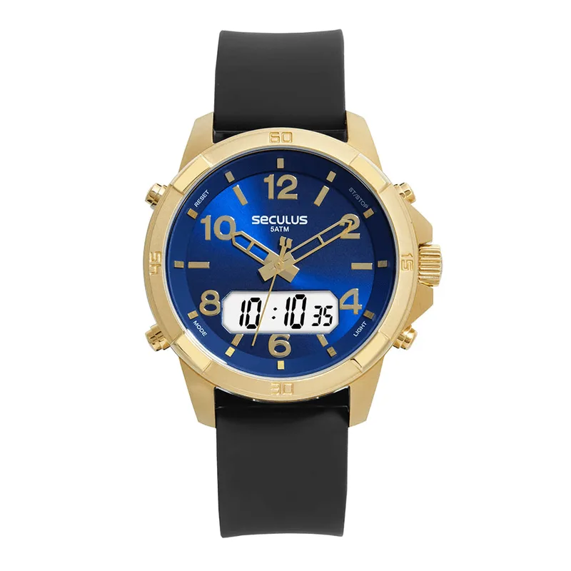 Relógio Masculino Analógico/Digital Mondaine Preto 44169GPSVDU2