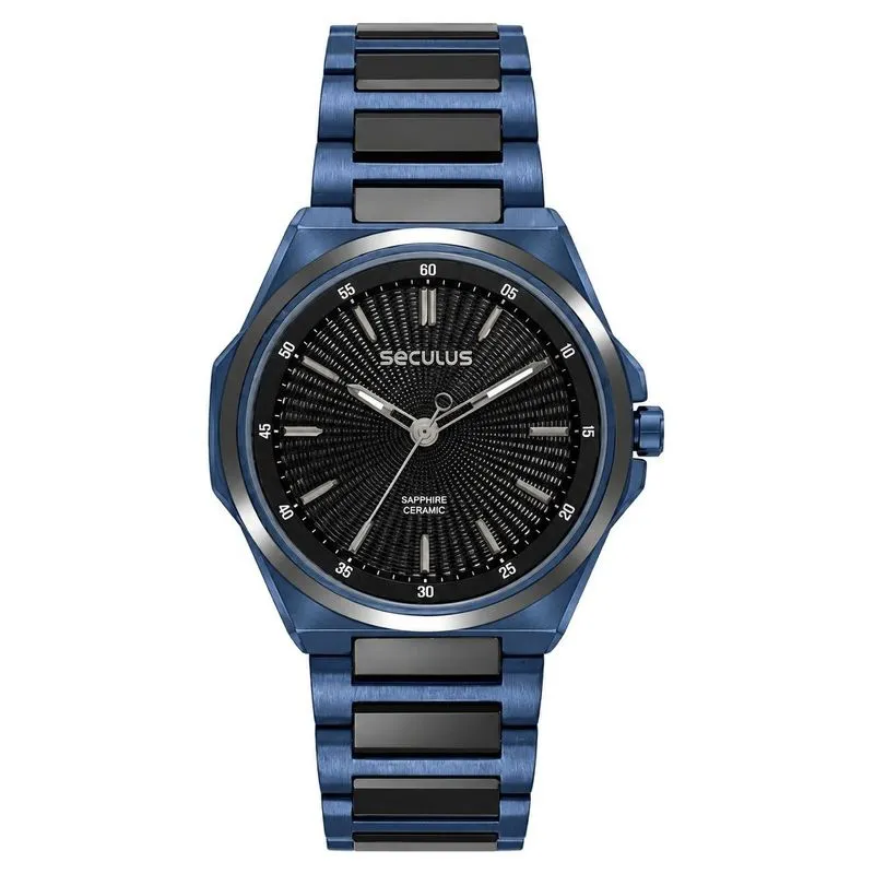 Relógio Masculino Seculus Kyoto Slim Azul 77352GPSVEQ3 (MP)