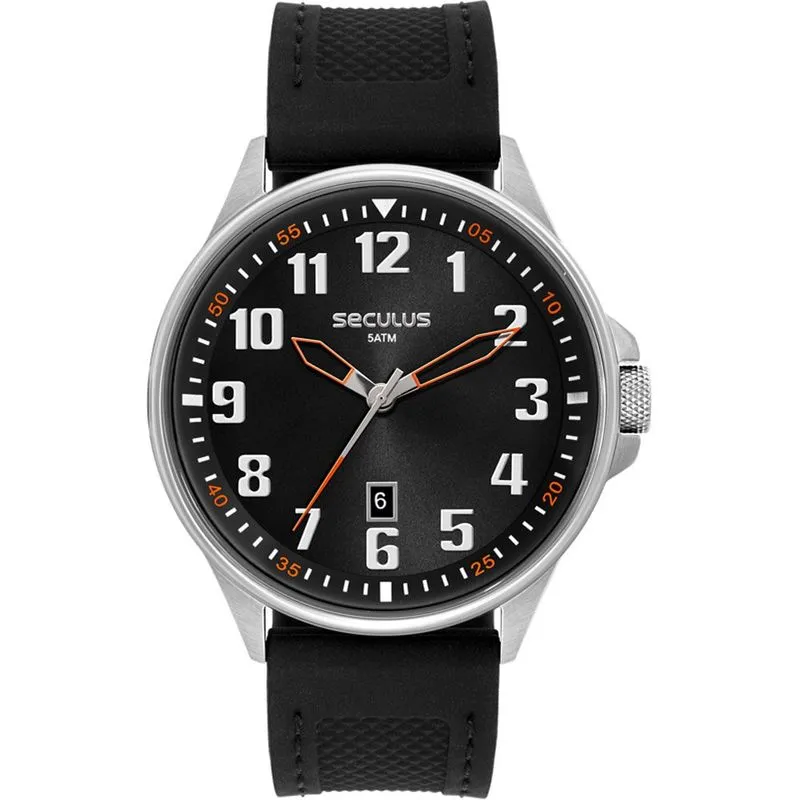 Relógio Masculino Seculus Preto 44326G0SVNU1