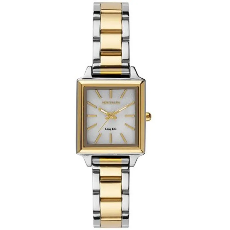 Relógio Feminino Seculus Prata e Dourado 44338LPSVBA2