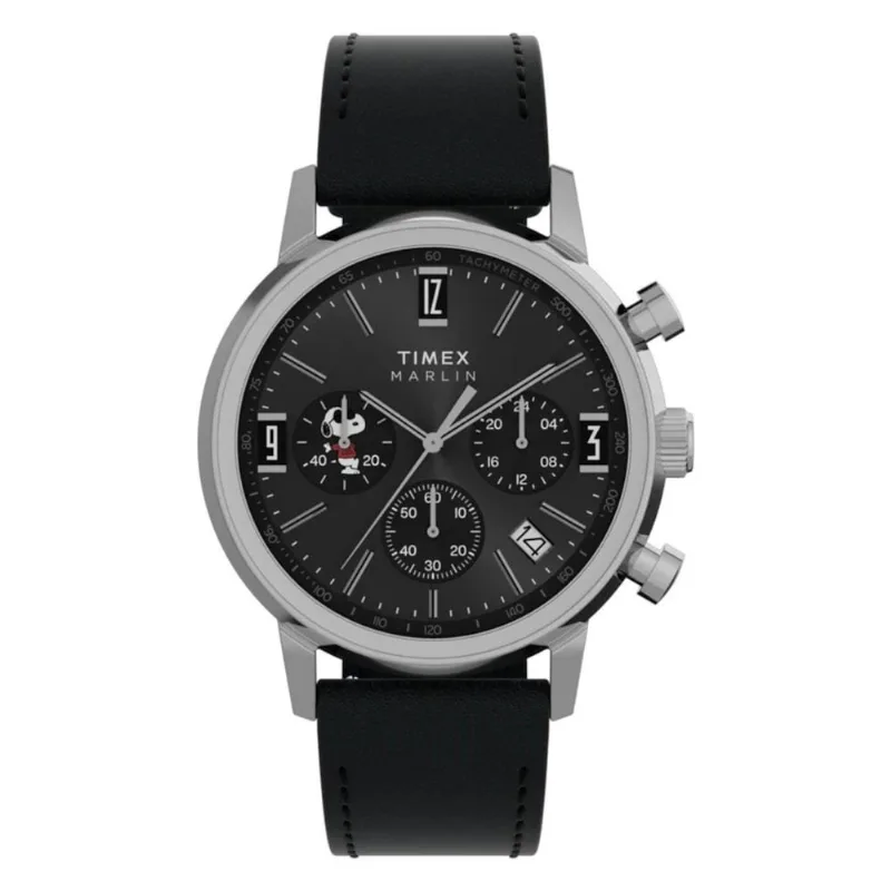 Relógio Timex X Peanuts Chronograph Joe Cool Prata