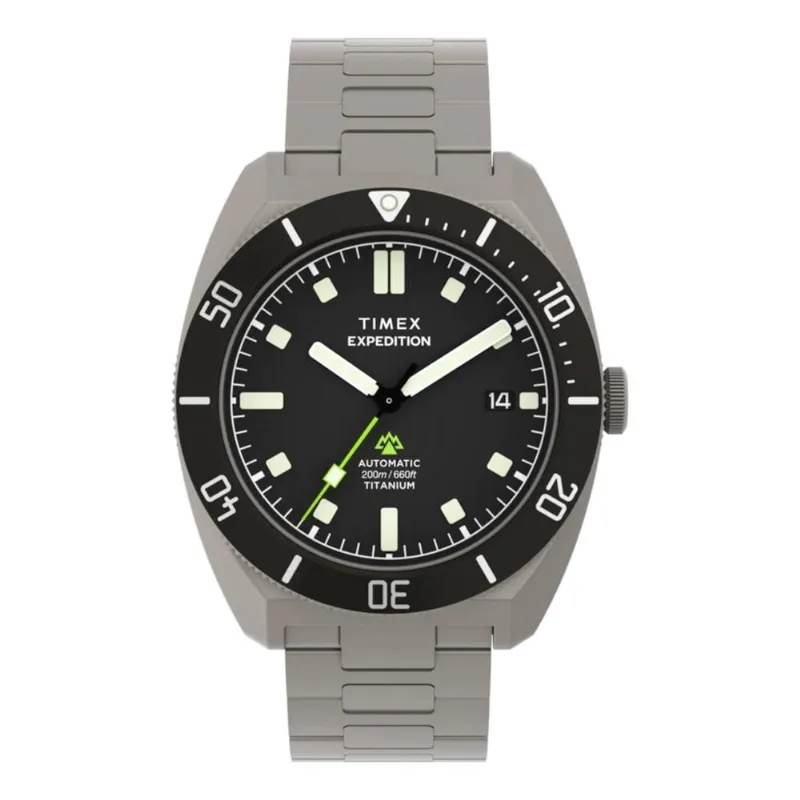 Relógio Timex Expedition Pioneer Titanium Automático Prata