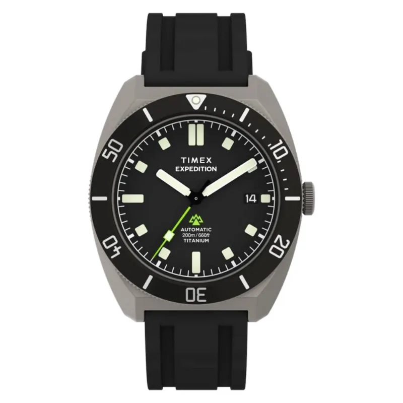 Relógio Timex Expedition Pioneer Titanium Automático Preto