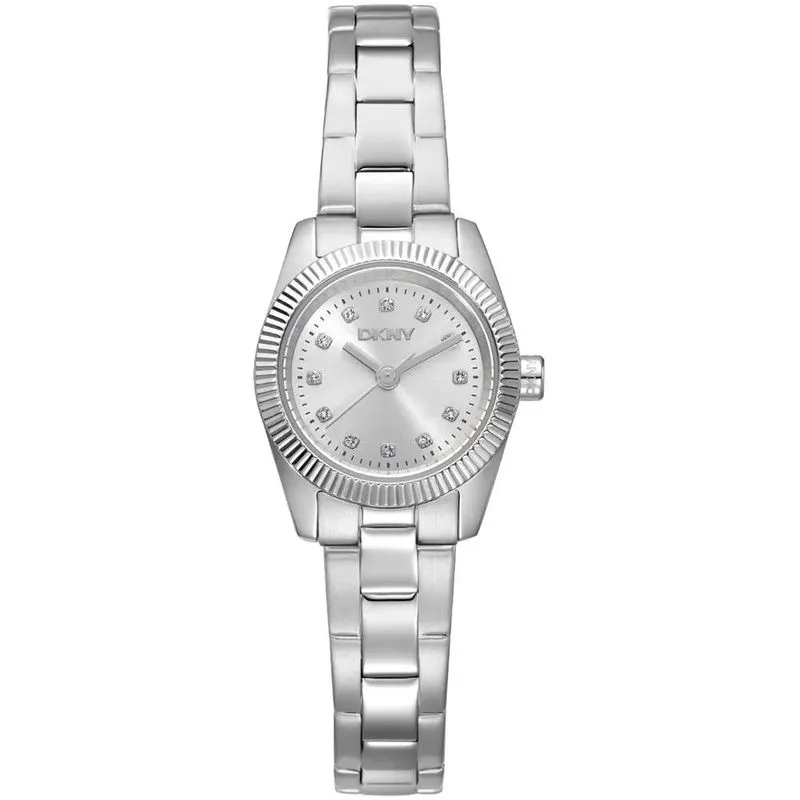 Relógio Dkny Feminino Clássico Prateado