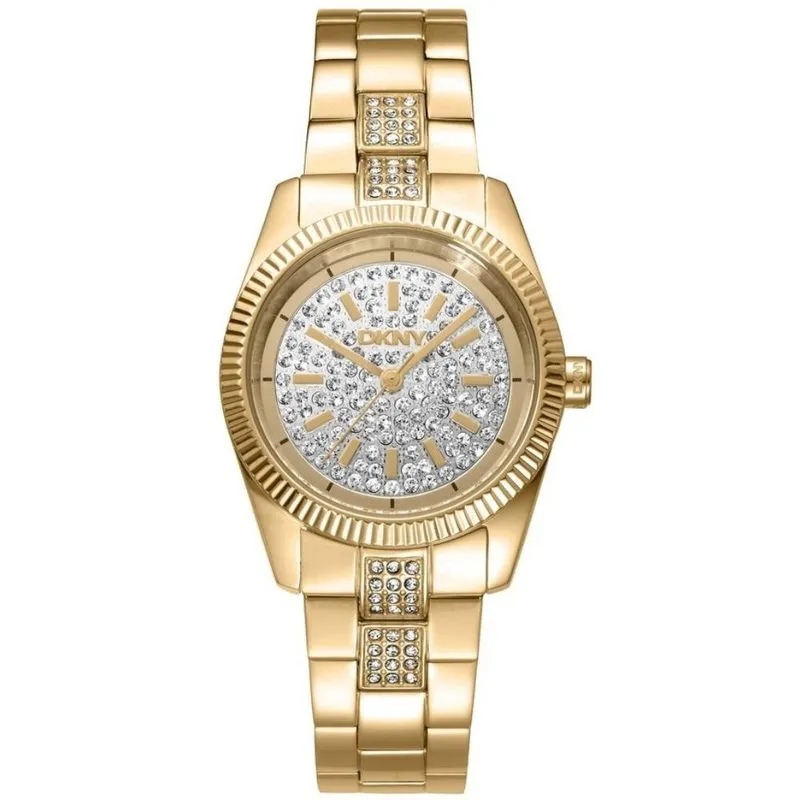 Relógio Dkny Feminino Fashion Dourado