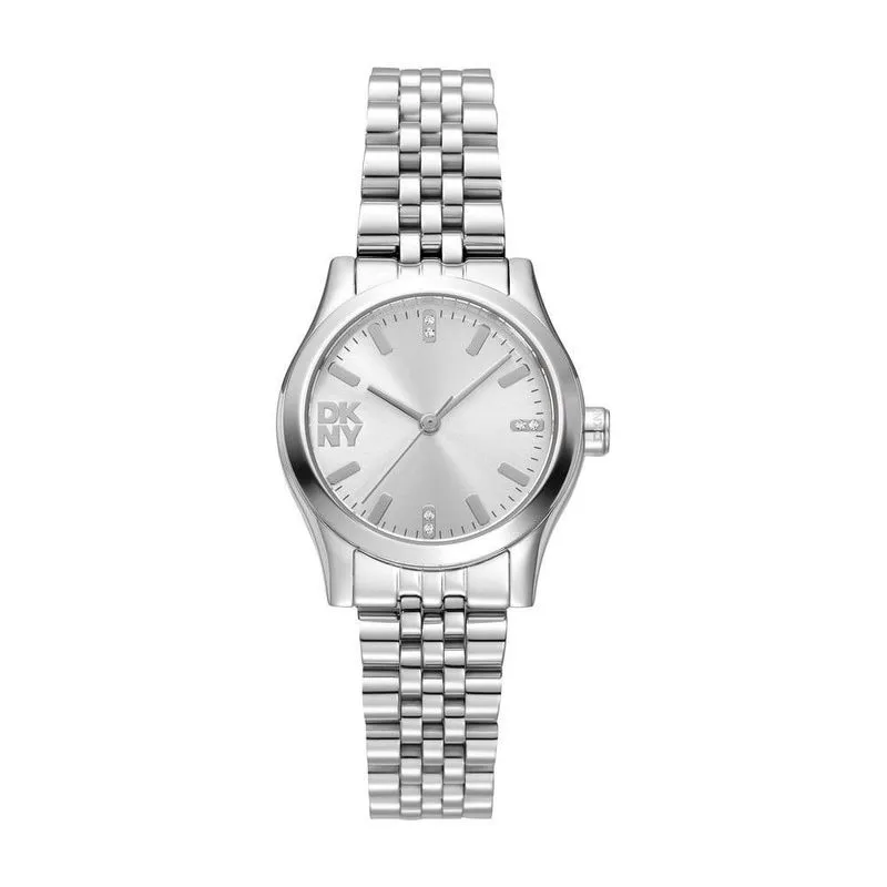 Relógio Dkny Feminino Casual Prateado
