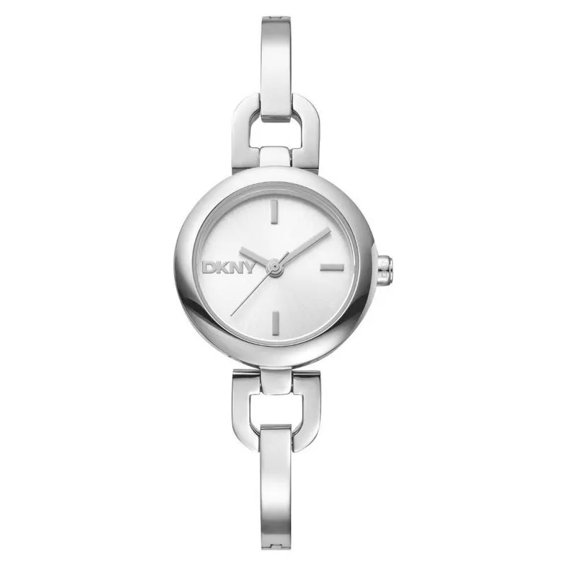 Relógio Dkny Feminino Fashion Bracelete Prateado