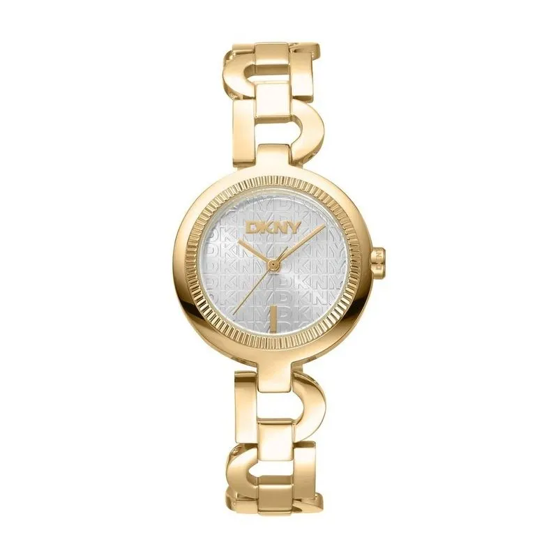 Relógio Dkny Feminino Fashion Bracelete Dourado