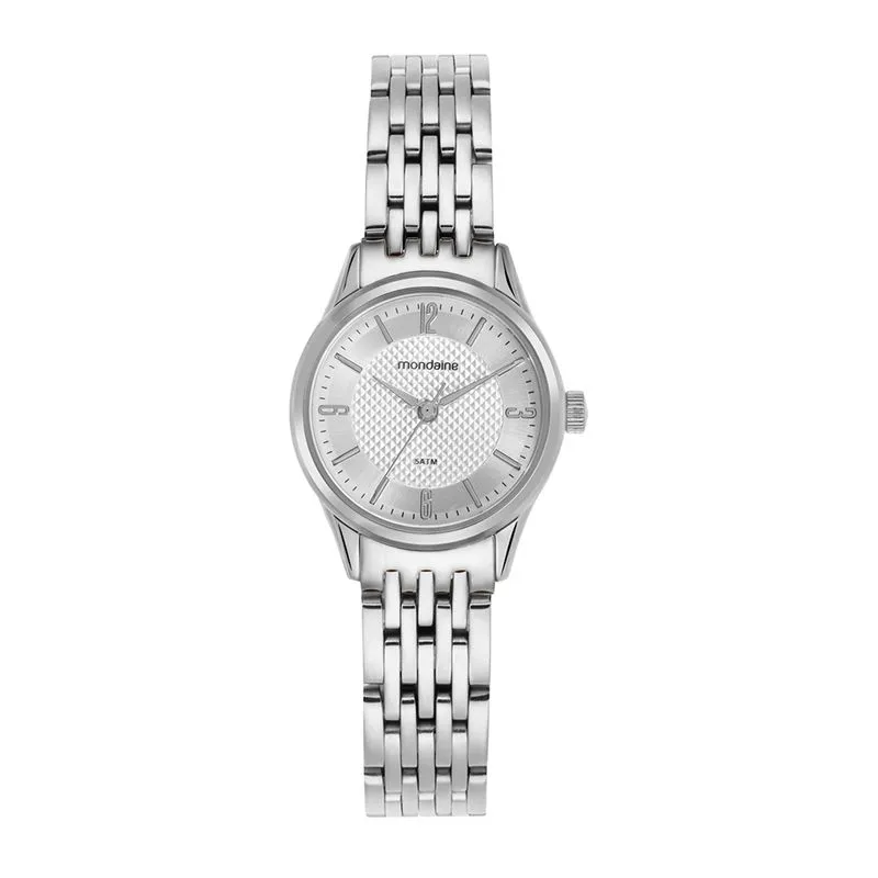 Relogio Feminino Caixa Pequena Prata