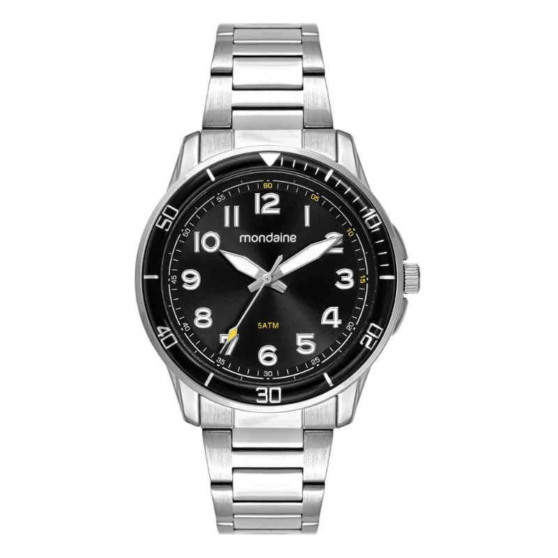 Relogio Mondaine Masculino Casual Prateado