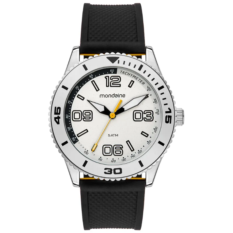 Relógio Masculino Analógico Esportivo Mostrador Branco Relógio Mondaine Masculino Analógico Esportivo Mostrador Branco