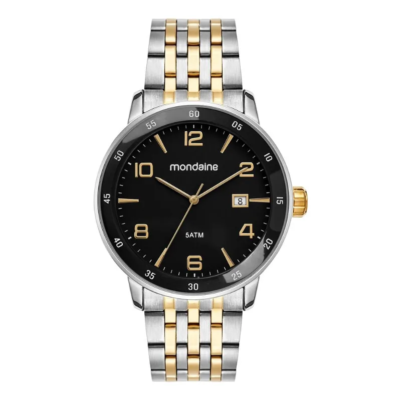 Relogio Mondaine Masculino Ref: 32786gpmvbe4 Social Bicolor