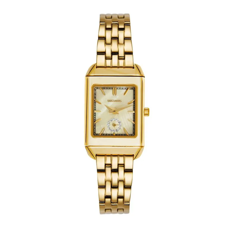 Relógio Feminino Spin Master Madrepérola Dourado