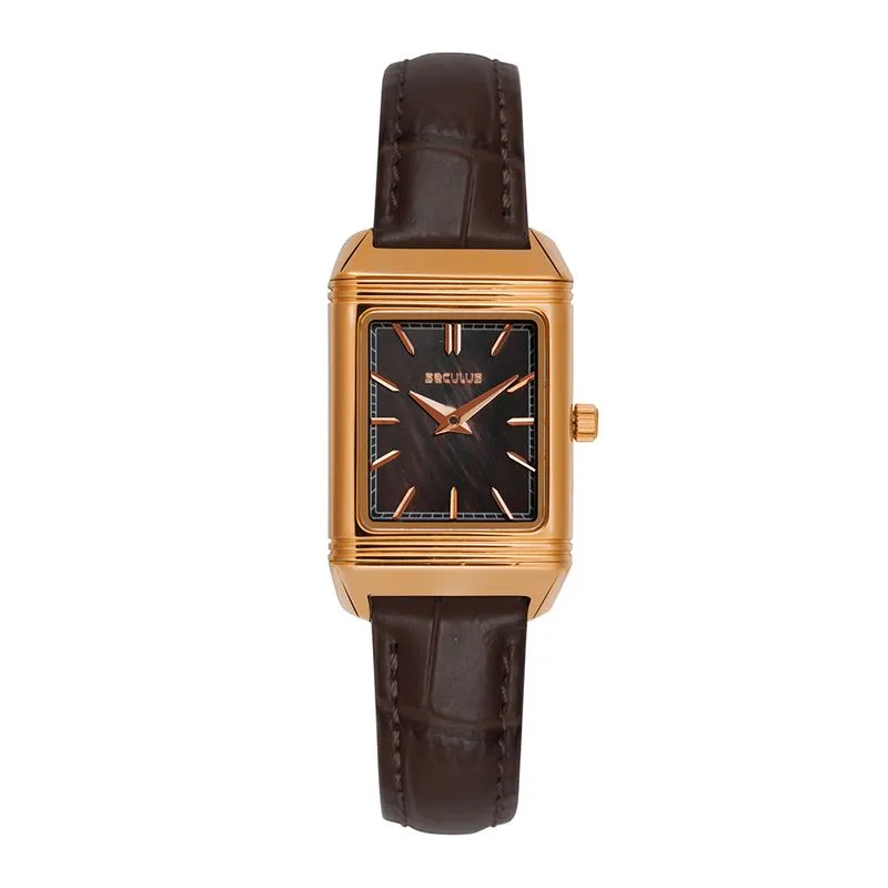 Relógio Feminino Spin Master Pulseira Couro Marrom