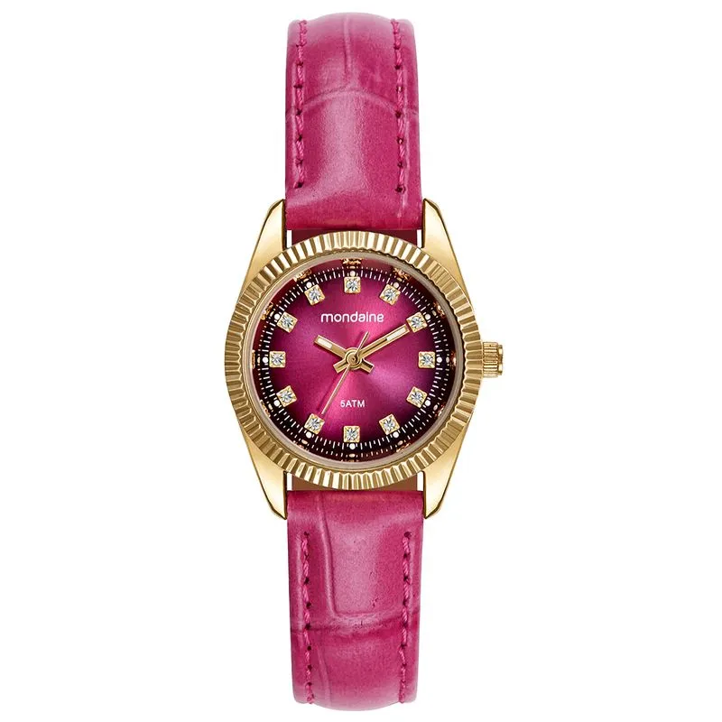 Relógio Feminino Analógico Coleção Pop Rosa