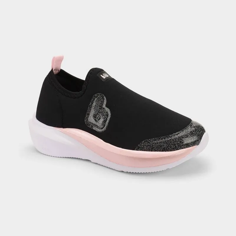 Tênis Escolar Infantil Feminino Bibi Volt 2.0 Preto 26