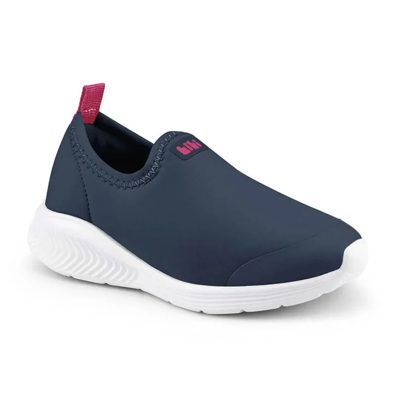 Tênis Infantil Feminino Bibi Fly Baby Azul com Rosa 1136008 22