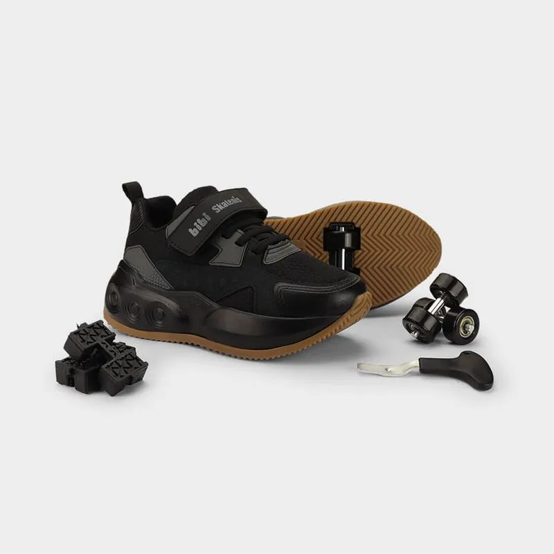 Tênis de Rodinhas Infantil Bibi Skatenis Preto 32