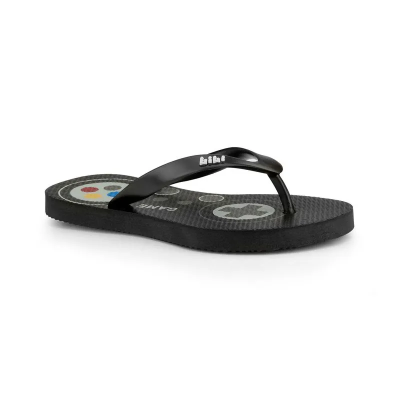 Chinelo Infantil Bibi Masculino Cinza 31/32