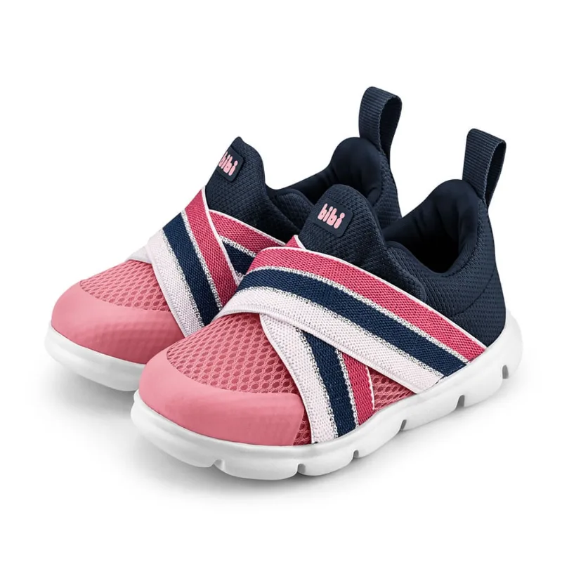 Tênis infantil super conforto bibi energy baby new ii 18 ao 27 - Rosa e Marinho