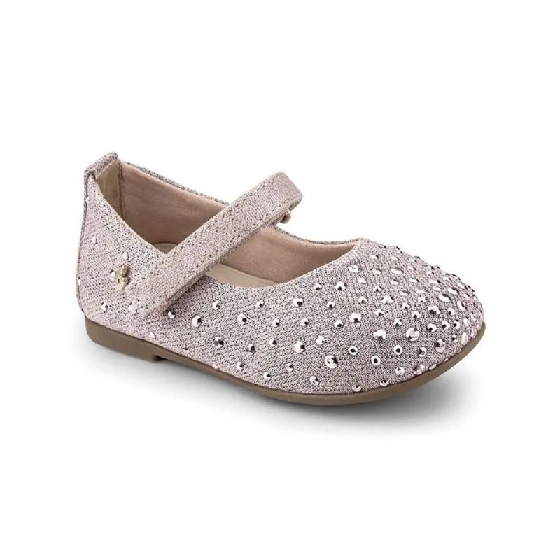 Sapatilha Infantil Bibi Anjos Mini Feminino Lurex Rosa - 1072264 22