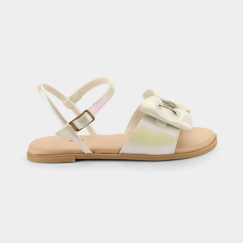 Sandália Infantil Bibi Shine Kids Branca Perolizada 37