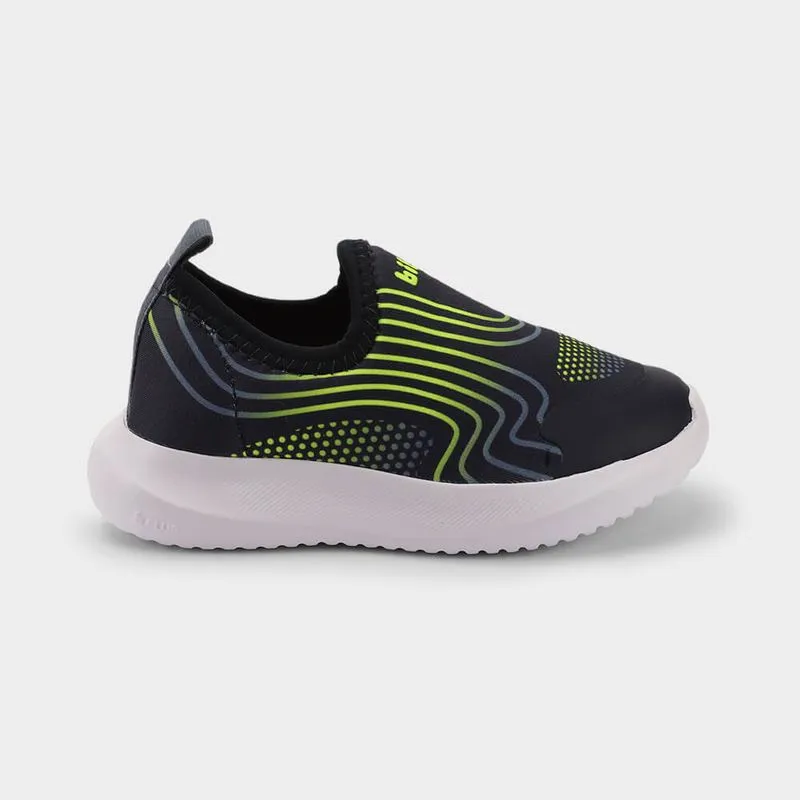 Tênis Infantil Masculino Bibi Flash Azul-Marinho e Verde 27