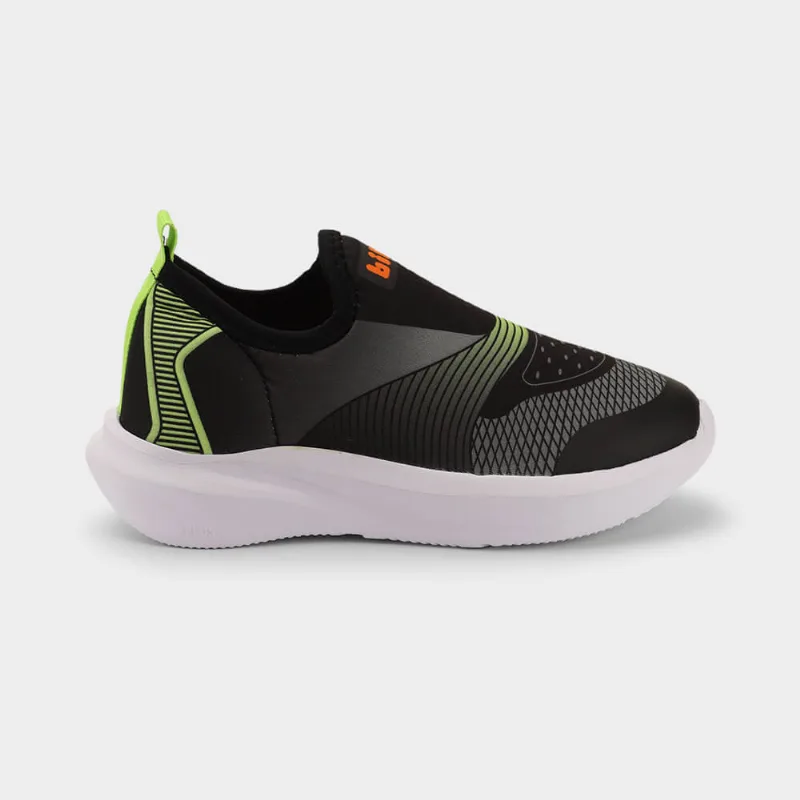 Tênis Escolar Infantil Masculino Bibi Volt 2.0 Preto e Verde 28