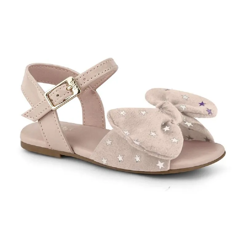 Sandália Infantil Bibi Bege Flat Mini 1150037 25
